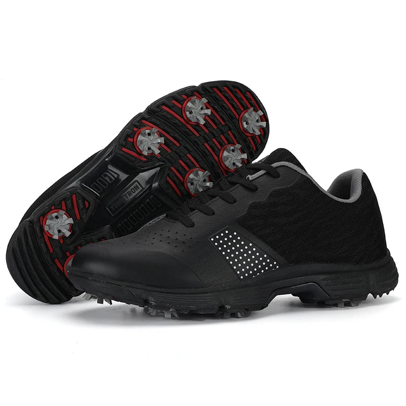 New Golf Shoes Men Spikes Golf Sneakers Anti Slip Walking Footwears Size 39-47